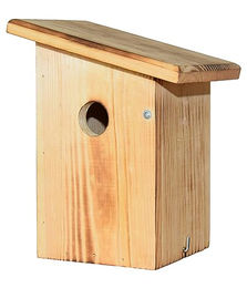 Dehner Natura Premium Wildvogel Nistkasten Jonna aus FSC-zertifiziertem Kiefernholz in Natur – Bild 1 von 1