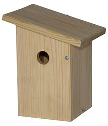 Dehner Natura Premium Wildvogel Nistkasten Jonna aus FSC-zertifiziertem Kiefernholz in Natur – Bild 1 von 1
