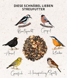 Dehner Natura Premium Wildvogel Streufutter Ganzjährig 20 kg – Bild 1 von 4