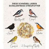 Produktbild von Dehner Natura Premium Wildvogel Streufutter schalenfrei ganzjährig 10 kg
