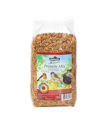 Dehner Natura Premium Wildvogelfutter Protein-Mix mit Insekten Ganzjahresfutter 500 g – Bild 1 von 13