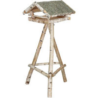 Produktbild von Dehner Natura Vogelhaus für Wildvögel aus Holz mit Ständer
