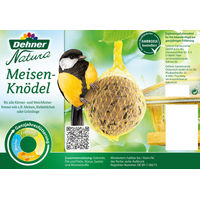 Produktbild von Dehner Natura Wildvogel Meisenknödel Ganzjahresfutter 100 x 90 g