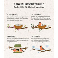 Produktbild von Dehner Natura Wildvogelfutter Gehackte Erdnusskerne Ganzjähriges Ergänzungsfutter 3,4 kg