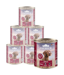 Dehner Premium Hundefutter Adult Rind Getreidefrei Sensitive 6 x 800 g – Bild 1 von 4