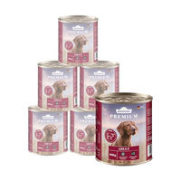 Produktbild von Dehner Premium Hundefutter Adult Rind Getreidefrei Sensitive 6 x 800 g