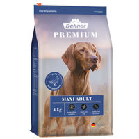 Produktbild von Dehner Premium Hundefutter Maxi Adult Trockenfutter für große Rassen getreidefrei Ente Lamm 4 kg