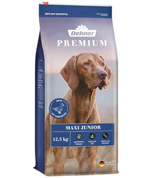 Dehner Premium Hundefutter Maxi Junior Trockenfutter Getreidefrei Ente Lamm 12,5 kg – Bild 1 von 4