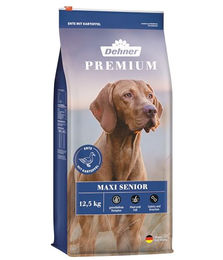 Dehner Premium Hundefutter Maxi Senior Trockenfutter getreidefrei Ente Lamm Kartoffel 12.5 kg – Bild 1 von 1
