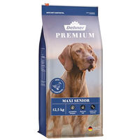 Produktbild von Dehner Premium Hundefutter Maxi Senior Trockenfutter getreidefrei Ente Lamm Kartoffel 12.5 kg