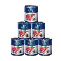 Produktbild von Dehner Premium Hundefutter Nassfutter Adult Getreidefrei Rind und Geflügel 6 x 800 g Dosen