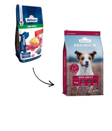 Dehner Premium Hundefutter Trockenfutter Getreidefrei Sensitive Rind Lamm für kleine Rassen Adult 4 kg – Bild 1 von 2
