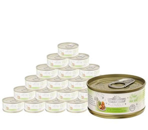 Dehner Premium Lovely Katzen Nassfutter Adult Hühnerbrust Thunfisch Käse glutenfrei 24 x 70 g – Bild 1 von 5