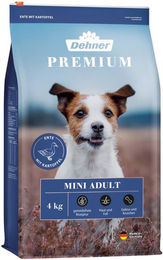 Dehner Premium Mini Adult Trockenfutter für kleine Hunde mit Ente Lamm und Kartoffel getreidefrei – Bild 1 von 3