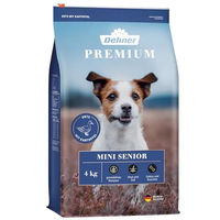 Produktbild von Dehner Premium Mini Senior Hundefutter Trockenfutter Ente Lamm Kartoffel Getreidefrei Glutenfrei 4 kg