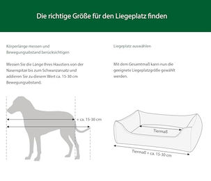Dehner Sammy Hundebett und Katzenbett Grau Polyester Größe L – Bild 1 von 4