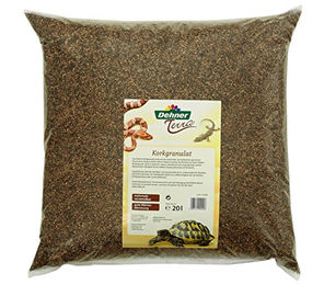 Dehner Terra Korkgranulat Einstreu für Reptilien Natur Braun 20 l - 20 l – Bild 1 von 2