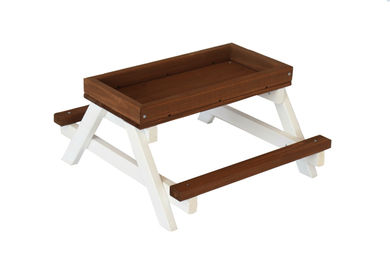 Dehner Vogelhaus aus Holz für Wildvögel und Nager in Braun und Weiß – Bild 1 von 2