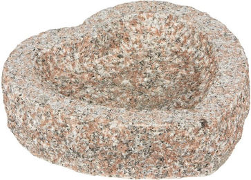Produktbild von Dehner Vogeltränke und Vogelbad in Herzform aus Granit 30 x 30 x 10 cm