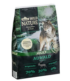 Dehner Wild Nature Auwald Hundefutter Trockenfutter Adult Wild und Geflügel getreidefrei ohne Soja 4 kg – Bild 1 von 7