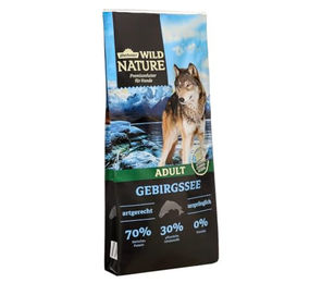 Dehner Wild Nature Gebirgssee Trockenfutter für ausgewachsene Hunde mit Lachs und Huhn getreidefrei 12 kg – Bild 1 von 10