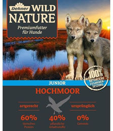 Dehner Wild Nature Hochmoor Junior Hundetrockenfutter Ente getreidefrei ohne Zucker 12 kg – Bild 1 von 11
