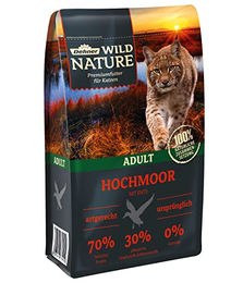 Dehner Wild Nature Hochmoor Katzenfutter Trockenfutter mit Ente getreidefrei Adult 1,5 kg – Bild 1 von 4