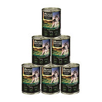 Produktbild von Dehner Wild Nature Hundefutter Bergweide Pferd und Rind Nassfutter Adult Getreidefrei Ohne Zucker 6 x 400 g Dosen