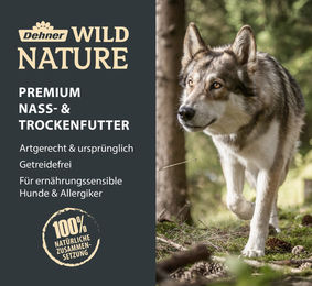 Dehner Wild Nature Hundefutter Gebirgssee Nassfutter Adult Lachs Huhn Getreidefrei 6 x 800 g Dosen – Bild 1 von 5