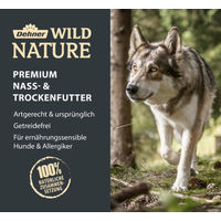 Produktbild von Dehner Wild Nature Hundefutter Gebirgssee Nassfutter Adult Lachs Huhn Getreidefrei 6 x 800 g Dosen