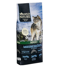 Dehner Wild Nature Hundefutter Meeresküste Trockenfutter getreidefrei Makrele und Geflügel Adult 12 kg – Bild 1 von 6