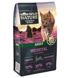 Dehner Wild Nature Katzenfutter Heidetal Trockenfutter mit Kaninchen und Huhn getreidefrei Adult 1,5 kg – Bild 1 von 5