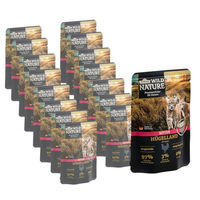 Produktbild von Dehner Wild Nature Katzenfutter Kitten Huhn Nassfutter getreidefrei und zuckerfrei 16 x 85 g Beutel