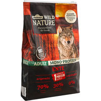 Produktbild von Dehner Wild Nature Mono-Protein Ente Trockenfutter für ausgewachsene Hunde getreidefrei und zuckerfrei 4 kg