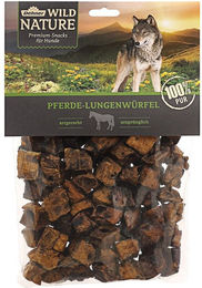 Dehner Wild Nature Premium Hundesnack Pferde-Lunge Trockenfleisch Würfel, getreidefrei und glutenfrei, 200 g – Bild 1 von 3