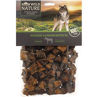Produktbild von Dehner Wild Nature Premium Hundesnack Pferde-Lunge Trockenfleisch Würfel, getreidefrei und glutenfrei, 200 g