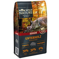 Produktbild von Dehner Wild Nature Unterholz Katzenfutter Trockenfutter Senior Wildschwein Getreidefrei 1500g