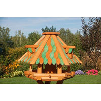 Produktbild von Deko-Shop-Hannusch Luxus Vogelhaus aus Holz in Grün XL