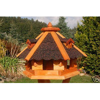 Produktbild von Deko-Shop-Hannusch Vogelhaus aus Holz mit Bitumenschindeln in Braun