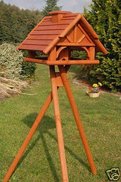 Produktbild von Deko Shop Hannusch Vogelhaus aus Holz mit Ständer in Braun