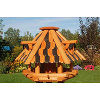 Produktbild von Deko-Shop-Hannusch XXL Luxus Vogelhaus aus Holz in Braun