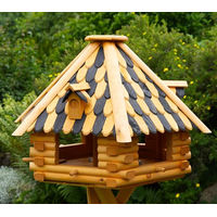 Produktbild von Deko Shop Hannusch XXL Luxus Vogelhaus aus Holz in Braun 70 x 45 cm