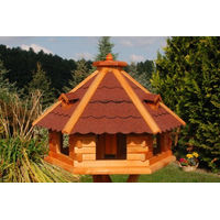 Produktbild von Deko Shop Hannusch XXL Vogelhaus aus Holz in Braun 67 x 45 cm imprägniert