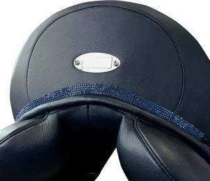 Produktbild von Dekorative Pferdebänder JW Blau Schwarz