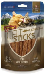 Produktbild von DeliBest Cat Sticks Flussbarsch Katzen Leckerli für alle Altersstufen