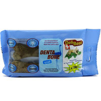 Produktbild von DeliBest Denta Bone Kausnack für kleine Hunde mit Strauß Sensitive 2 Stück