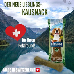 DeliBest DentaBone Kauknochen Hirsch glutenfrei für Hunde 100 g - 100 g – Bild 1 von 8