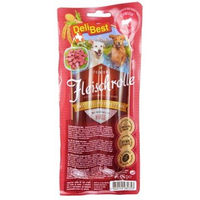 Produktbild von DeliBest Fleischrolle Rind mit Hirse glutenfrei und ohne Konservierungsstoffe 6x400 g - 6 x 400 g