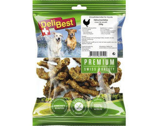 DeliBest Hähnchenhälse Naturkauartikel für Hunde ohne Zusatz- und Konservierungsstoffe 250 g - 250 g – Bild 1 von 2