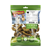 Produktbild von DeliBest Hähnchenhälse Naturkauartikel für Hunde ohne Zusatz- und Konservierungsstoffe 250 g - 250 g